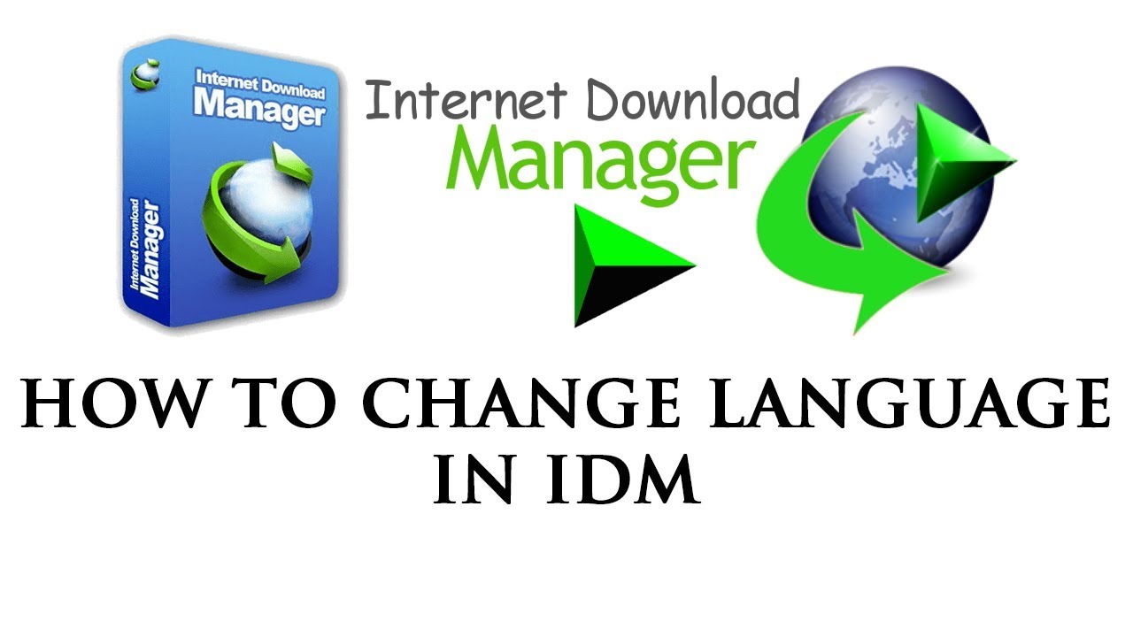Internet download manager change language